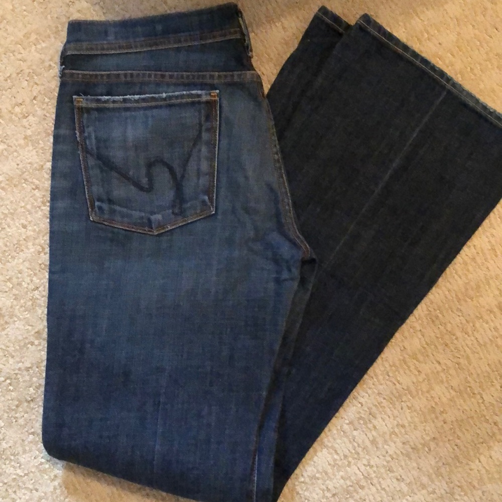 Citizen of humanity Ingrid low waist flare jeans
